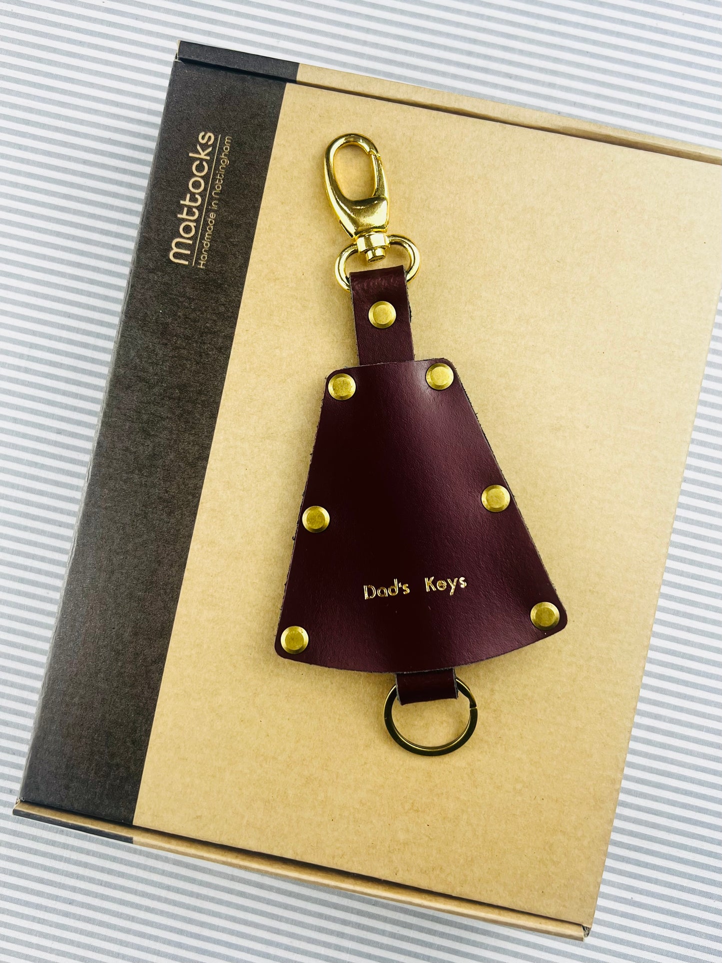 Leather Key Caddy - Personalised Gifts