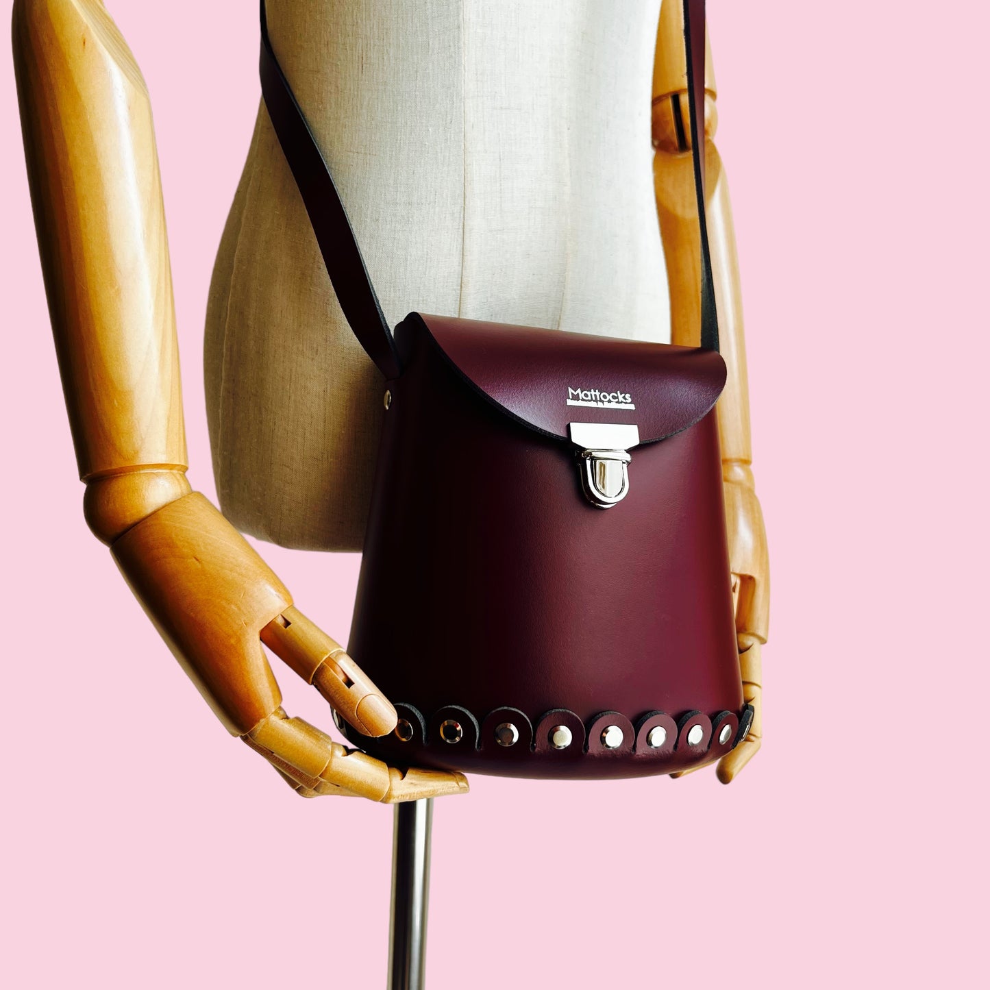 Bucket Bag Leather Craft Kit (Bordo)