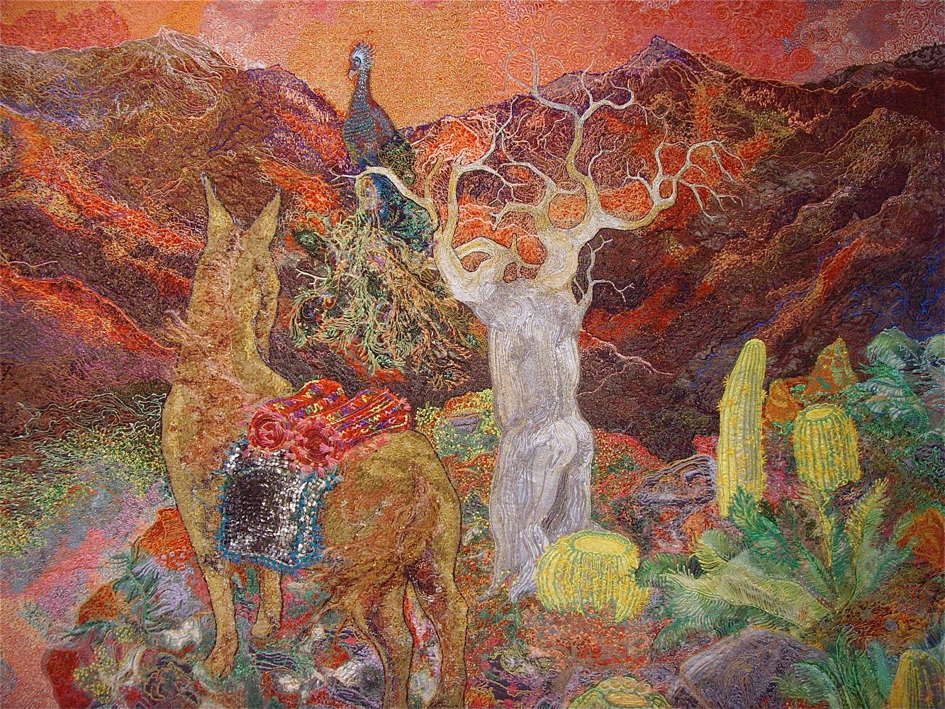 Textile art and embroidery for embroiderers guild