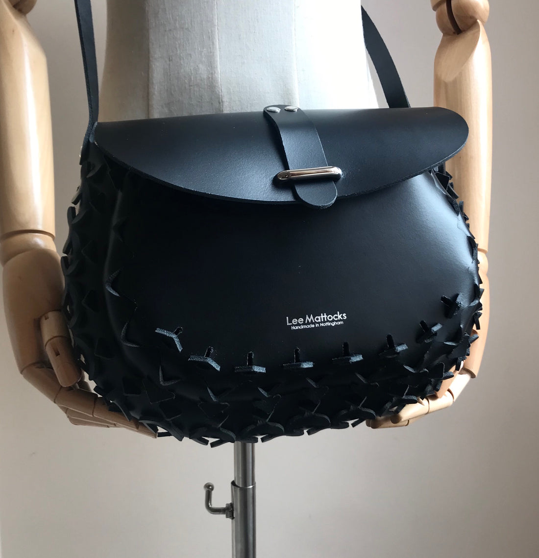 Black saddle bag