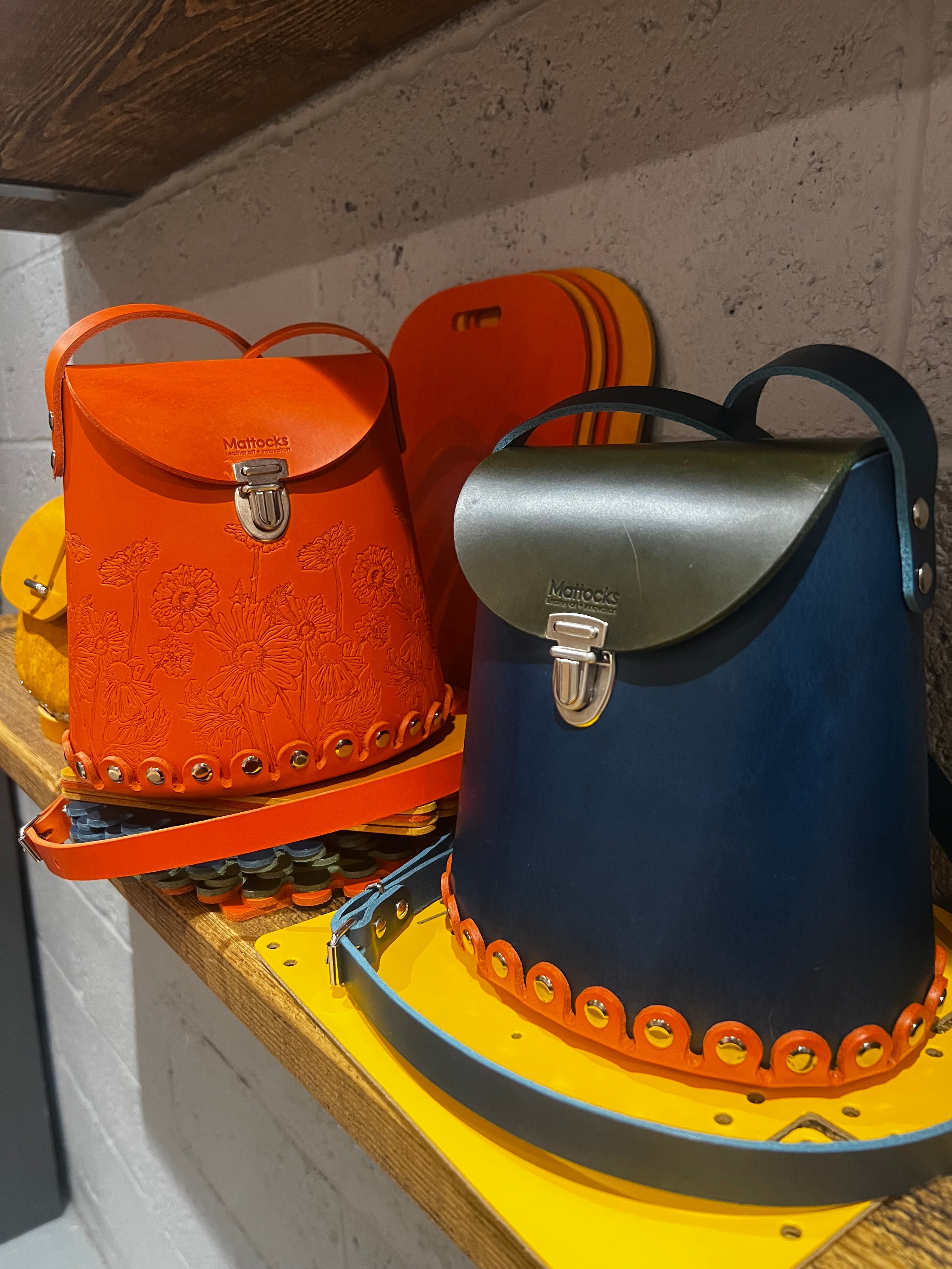 Lee mattocks leather bucket bag