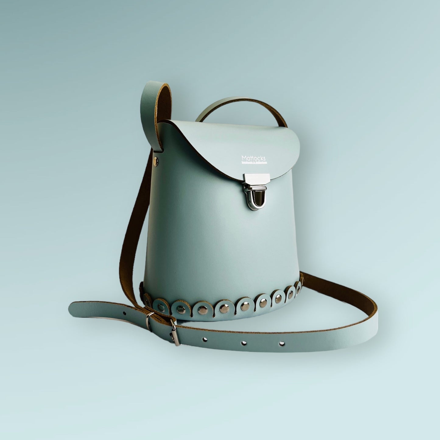 how to make a leather bucket bag