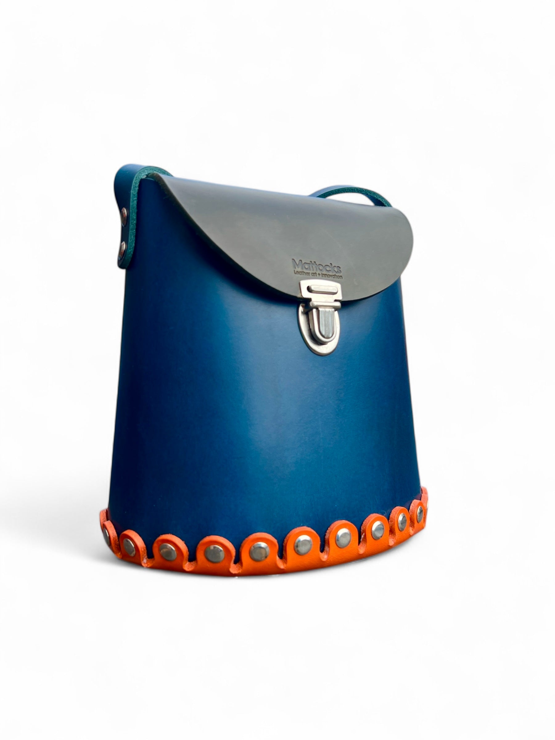 Sample sale - Multi colour leather bucket bag - as seen on TV - Bargain Hunt Series 71