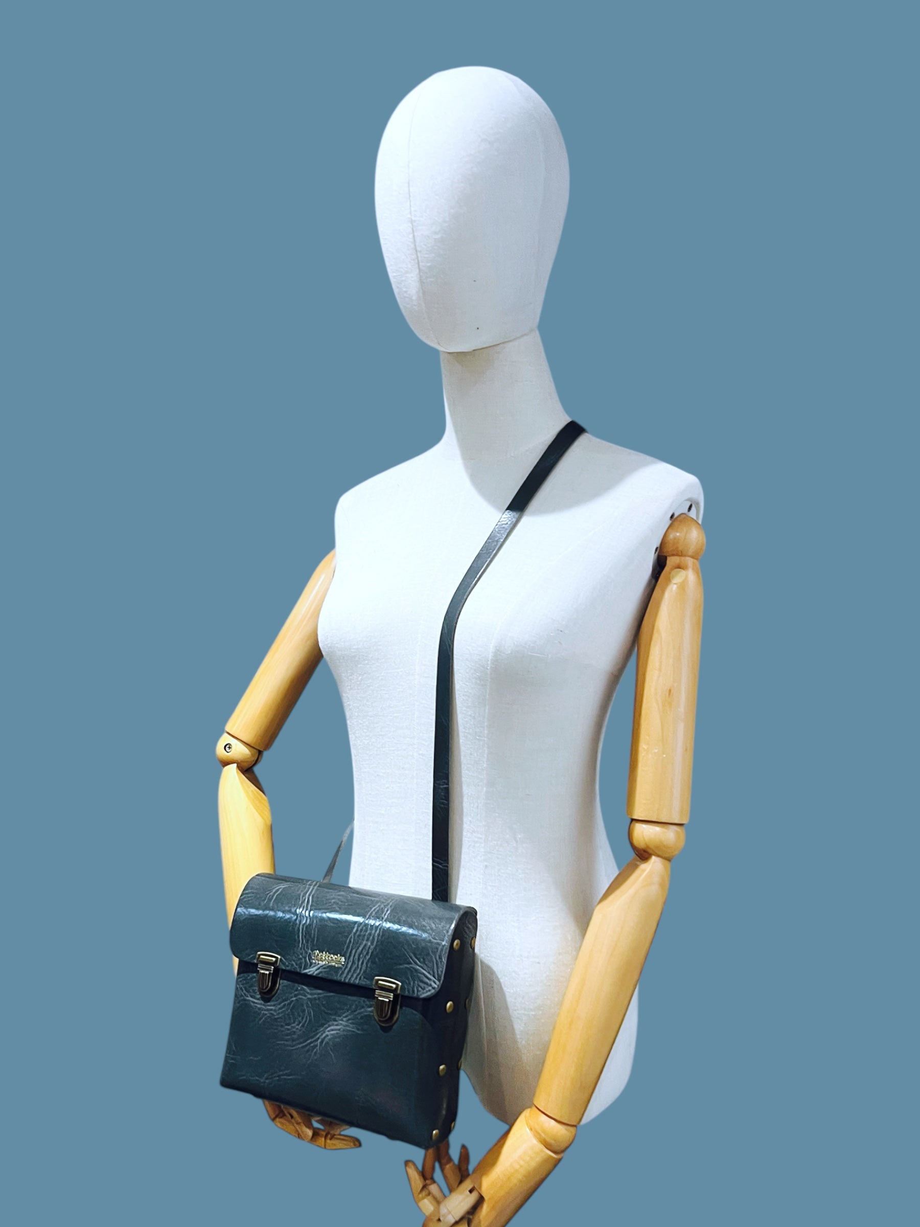 Leather Box Style Satchel Craft Kit (Slate Grey)