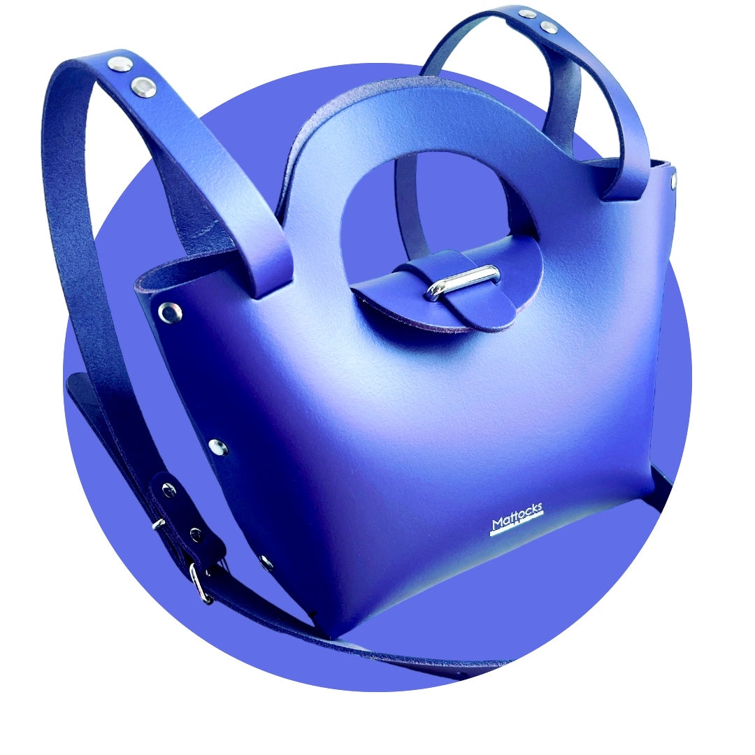 Handmade leather bags, satchels, and sustainably accessories Lee Mattocks