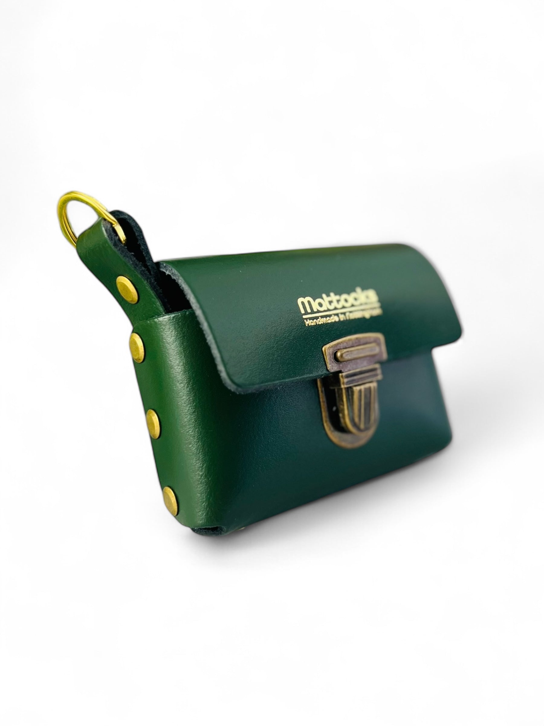 Card Case Leather Craft Kit (Racing Green)