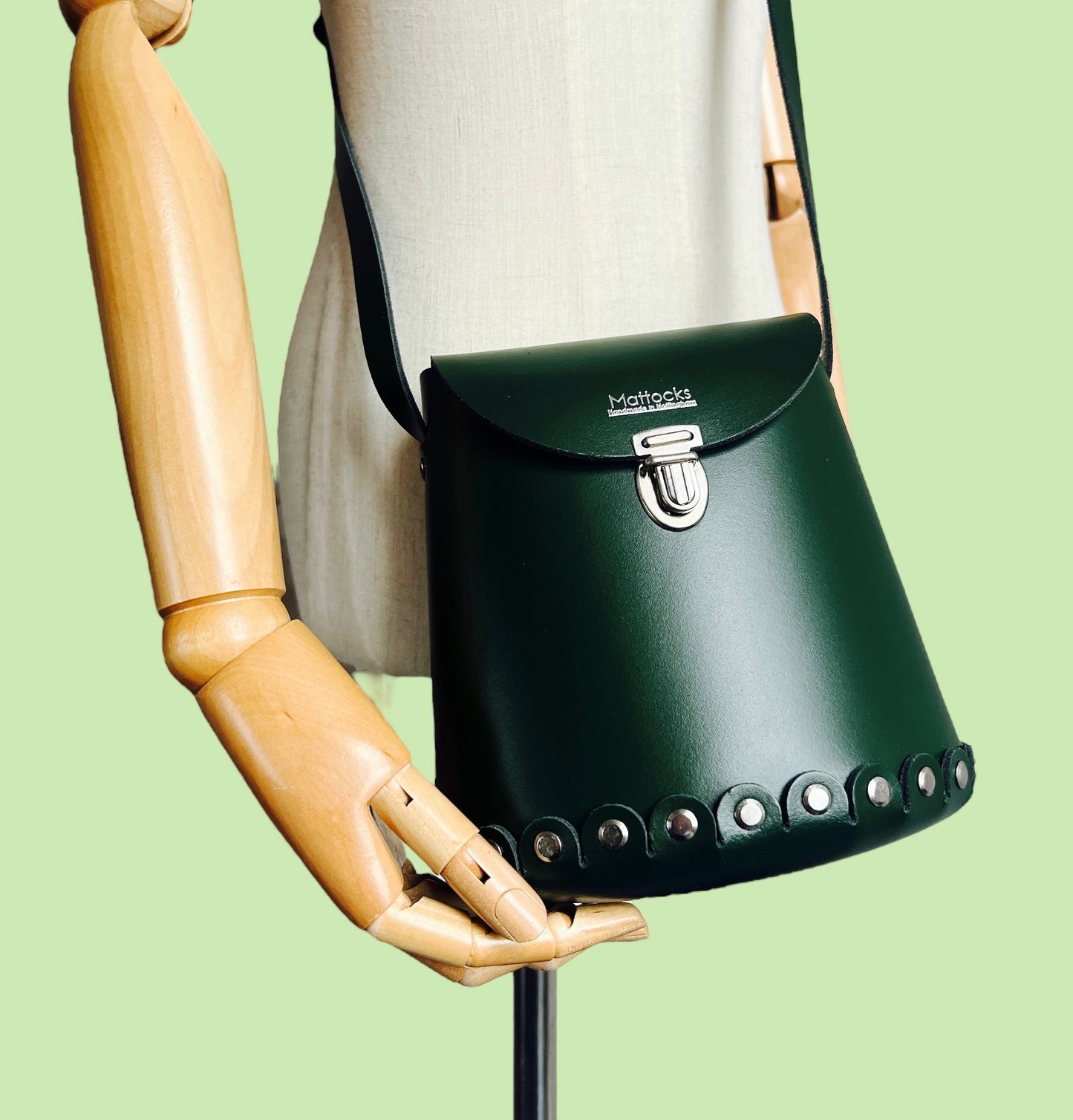 DIY Craft Kit - Leather Bucket Bag (includes all tools and materials)