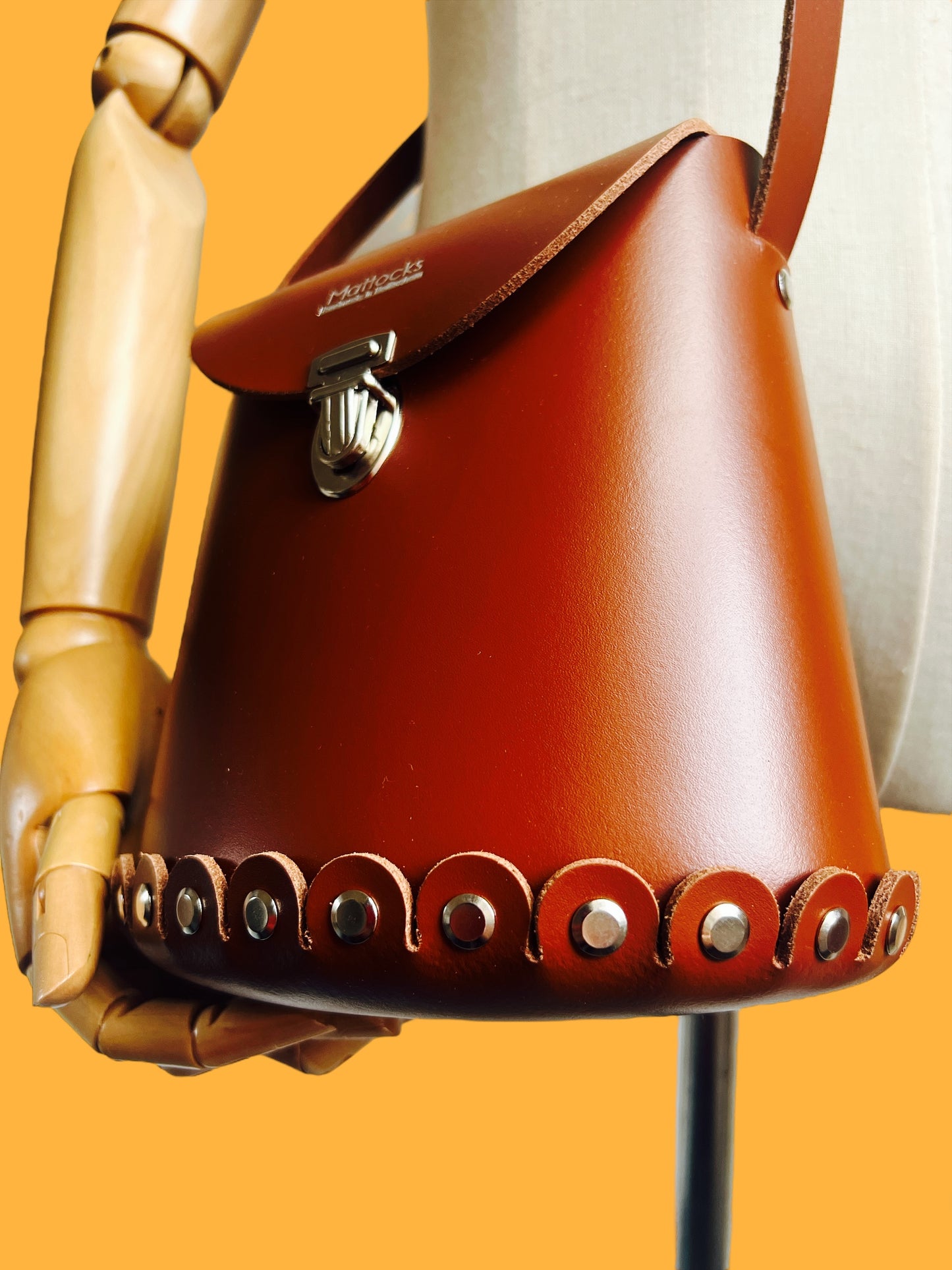 DIY Craft Kit - Leather Bucket Bag (includes all tools and materials)