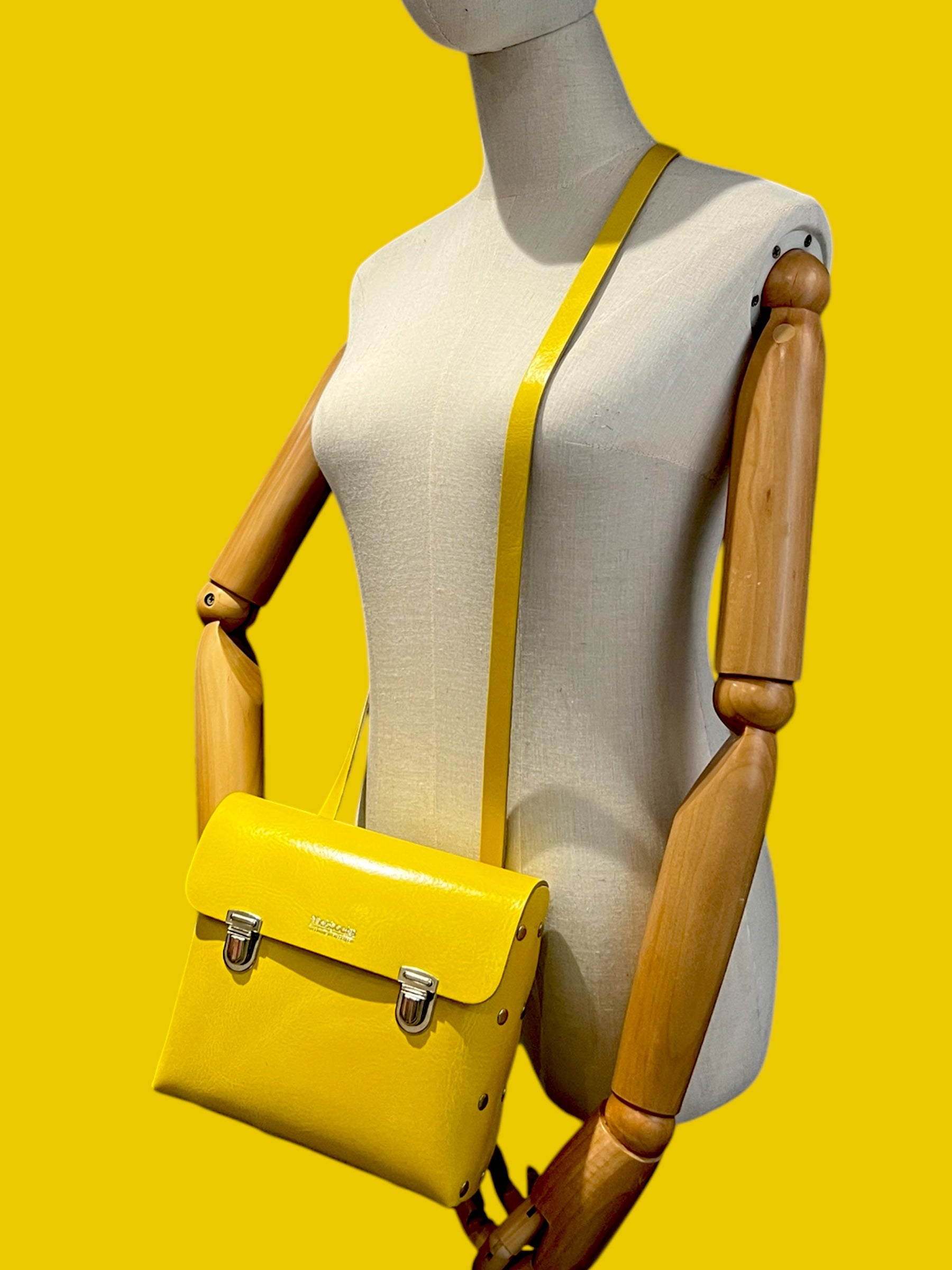 Leather Satchel Craft Kit (Sunflower Yellow)